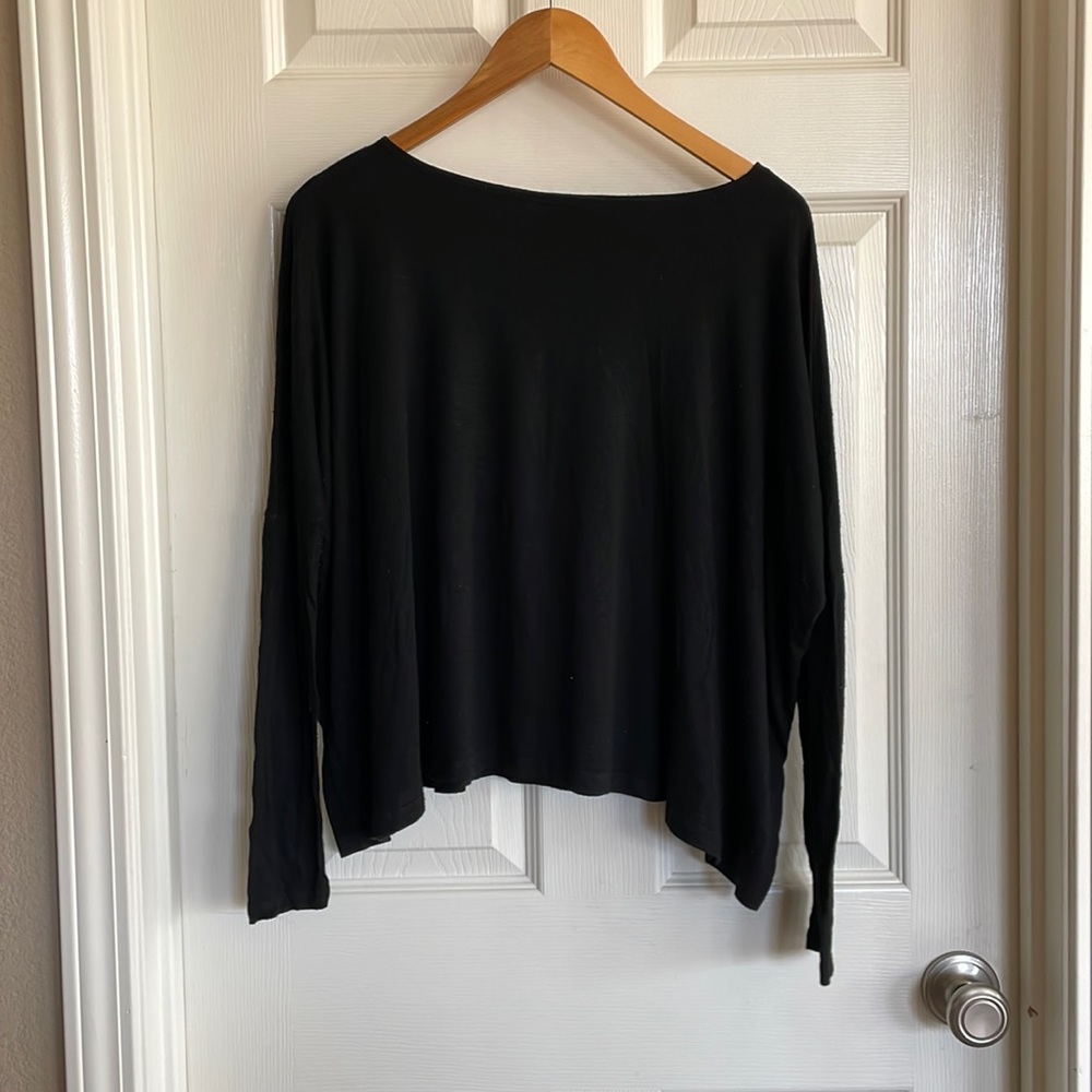 Hatch maternity top, black